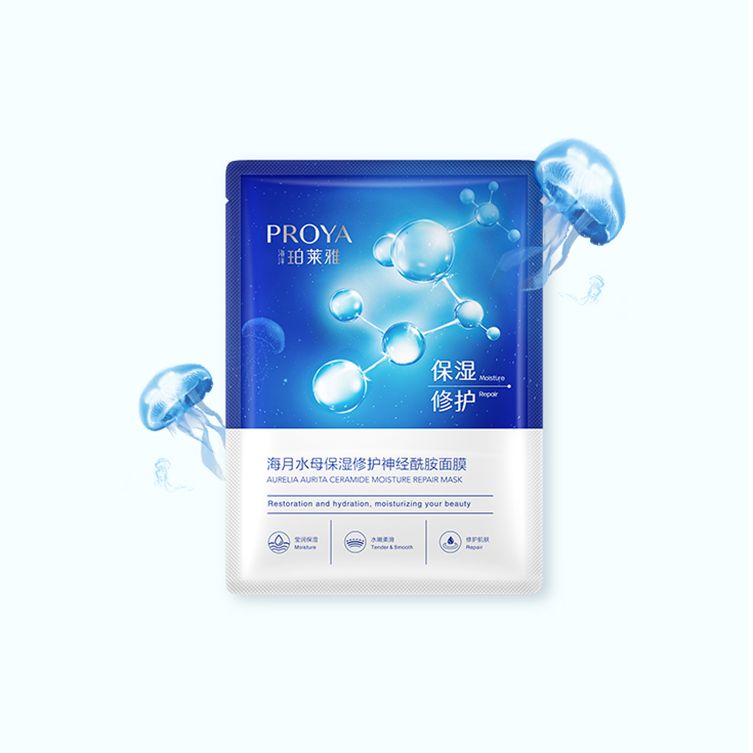 j9.com海月水母保湿修护神经酰胺面膜