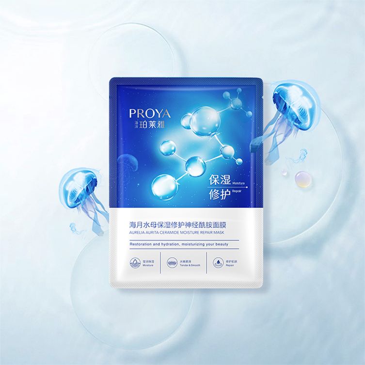 j9.com海月水母保湿修护神经酰胺面膜
